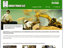 Tablet Screenshot of greentrackllc.com